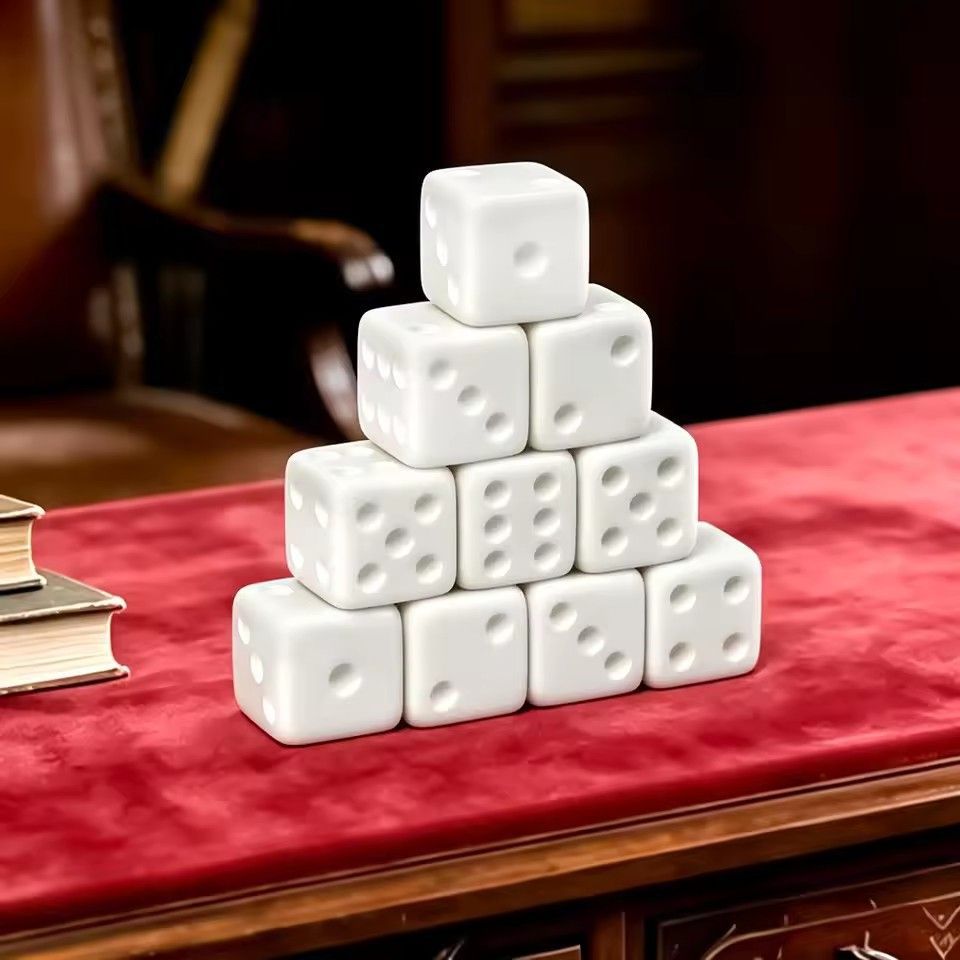 10 Adet/takım Boş Beyaz Zar Eğ - Puzzle Blank White incelemesi ve fiyatı