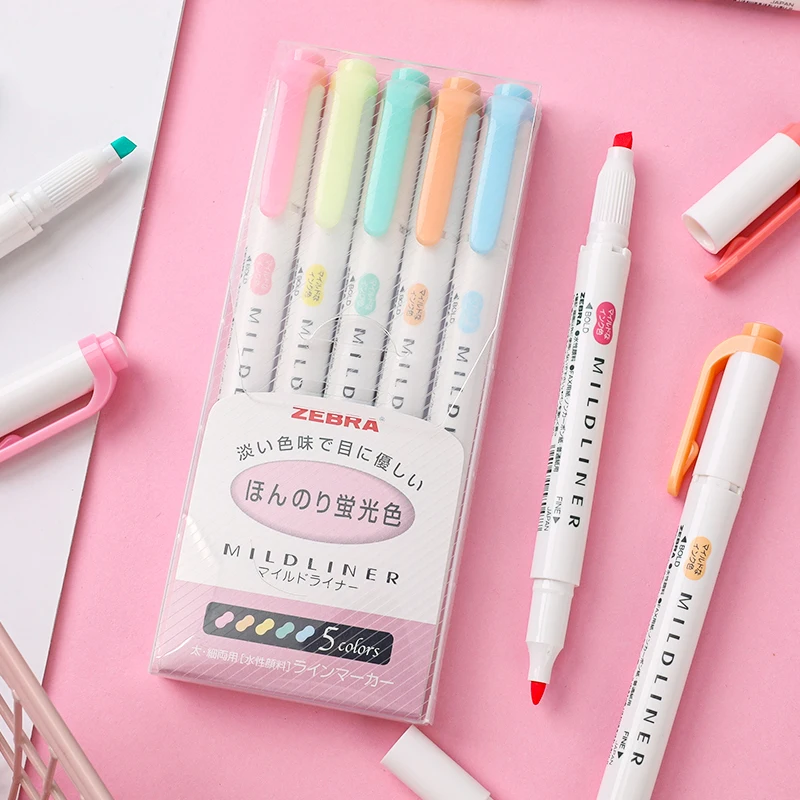 ZEBRA Mildliner fosforlu WKT7  - Zebra Pen Mildliner incelemesi ve fiyatı