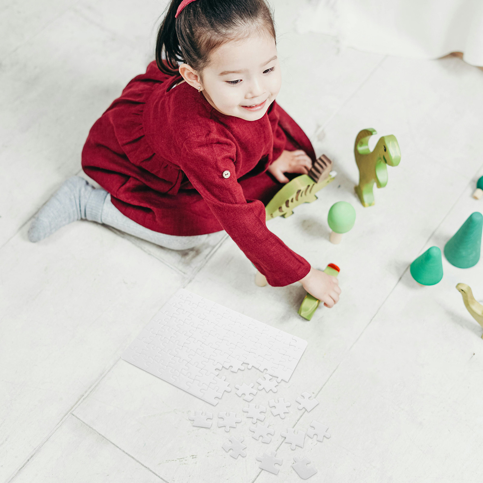 4 Adet Boş Yapboz Parçası Beya - Puzzle Blank White incelemesi ve fiyatı