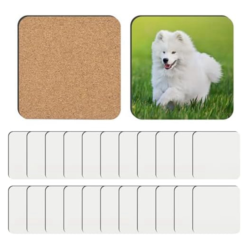 24 adet süblimasyon bardak alt - Coaster Sublimation Blank incelemesi ve fiyatı
